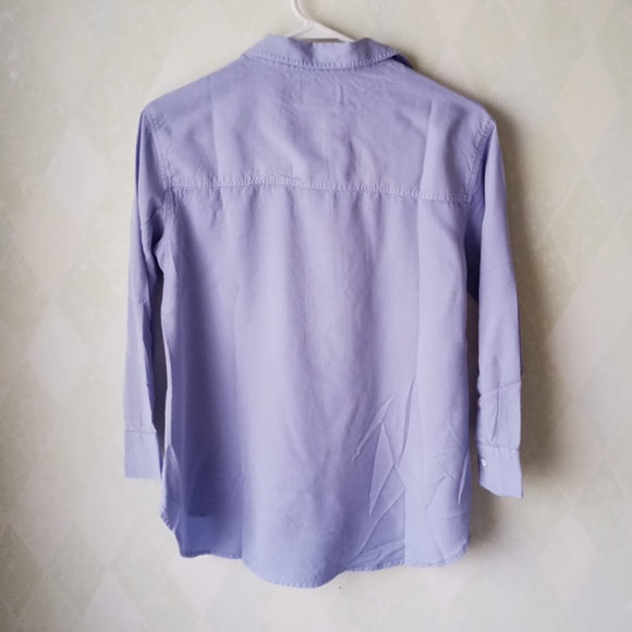 NWT Lauren James- Sky Blue Long Sleave Shirt - Picture 5 of 8
